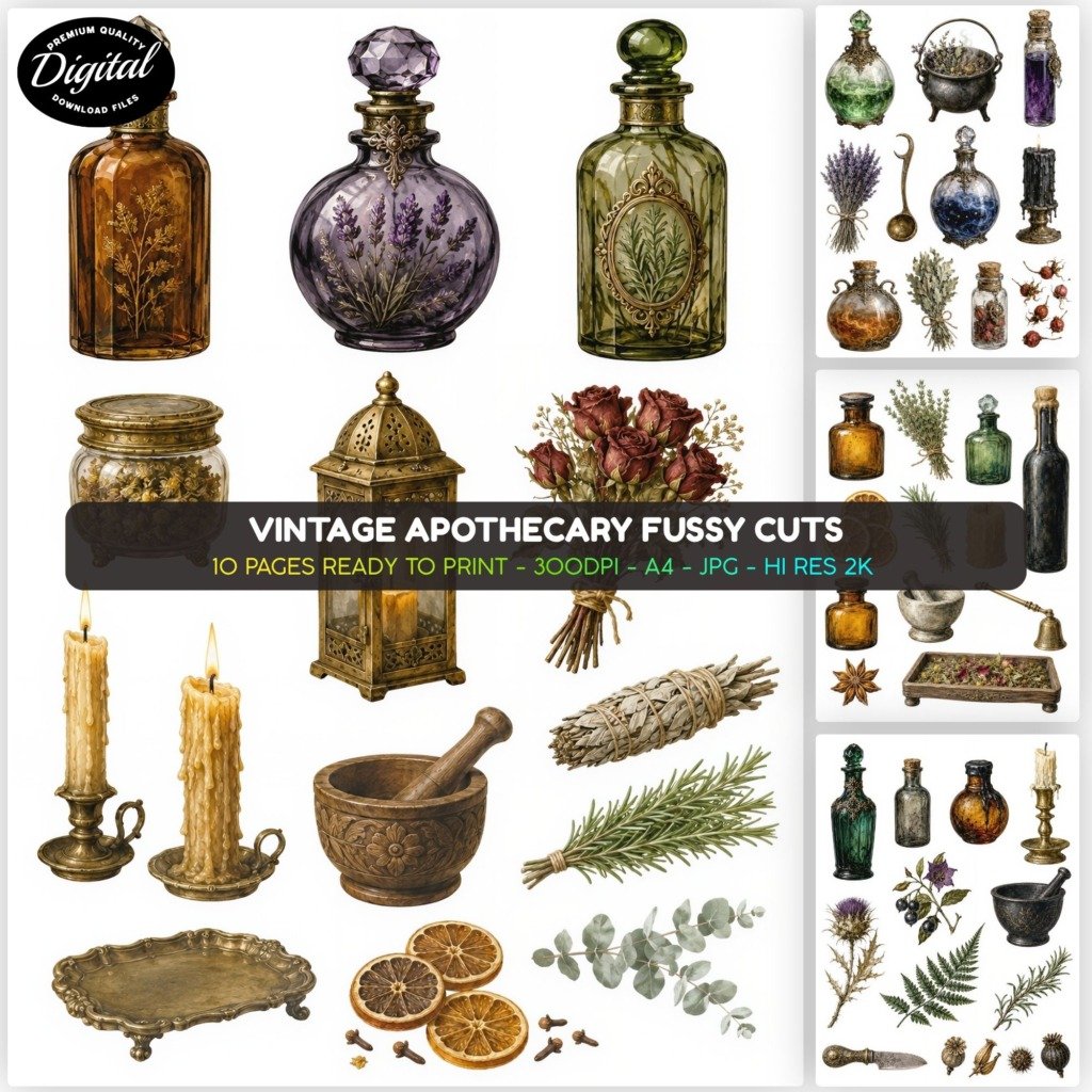 vintage apothecary cuts (1)