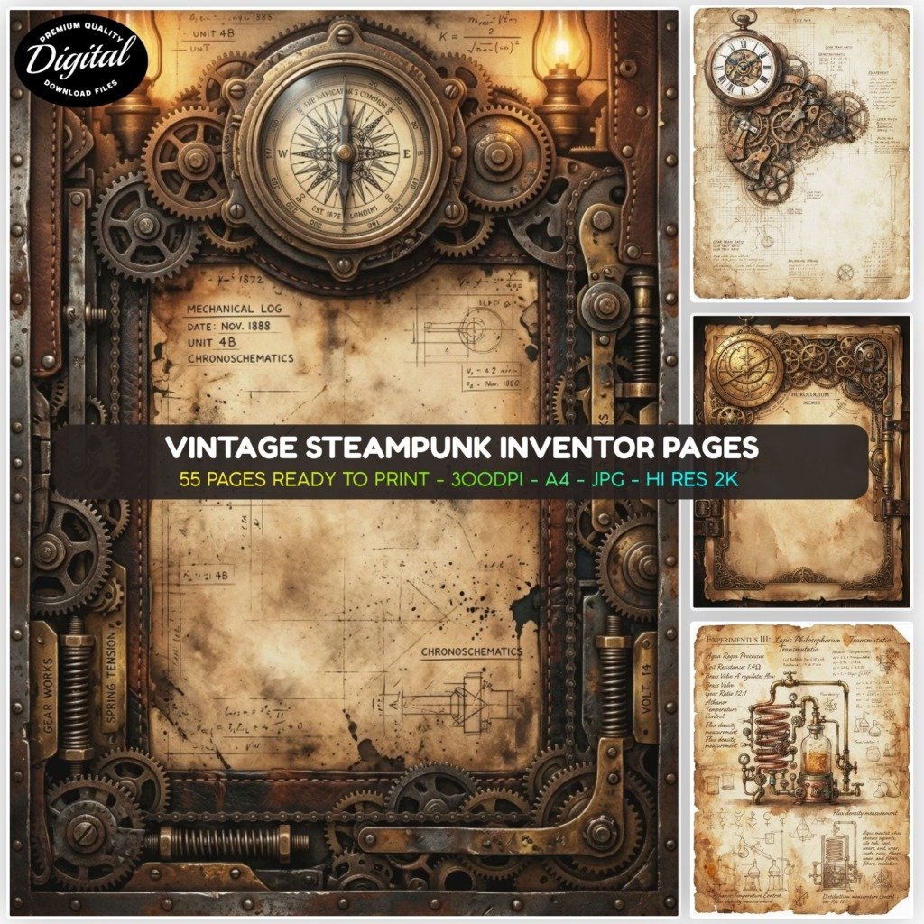 vintage steampunk pages (1)