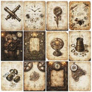 vintage steampunk pages (2)