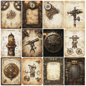vintage steampunk pages (3)