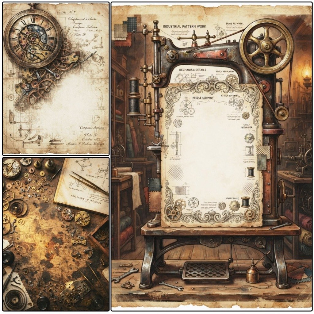 vintage steampunk pages (8)