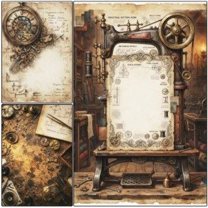vintage steampunk pages (8)