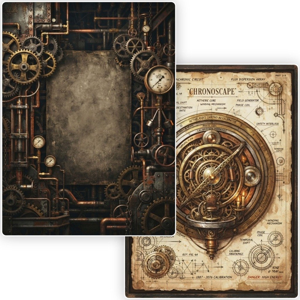 vintage steampunk pages (9)